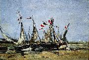 Eugene Boudin Trouville oil on canvas